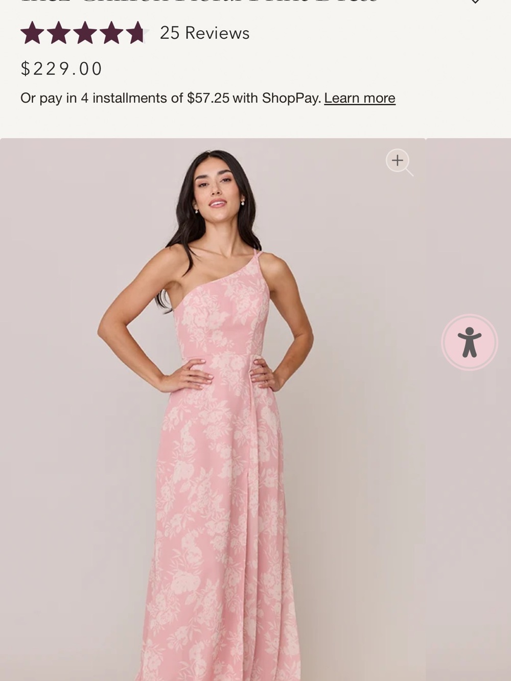 Revelry Inez Chiffon Floral Print Dress BRAND NEW, NEVER WORN